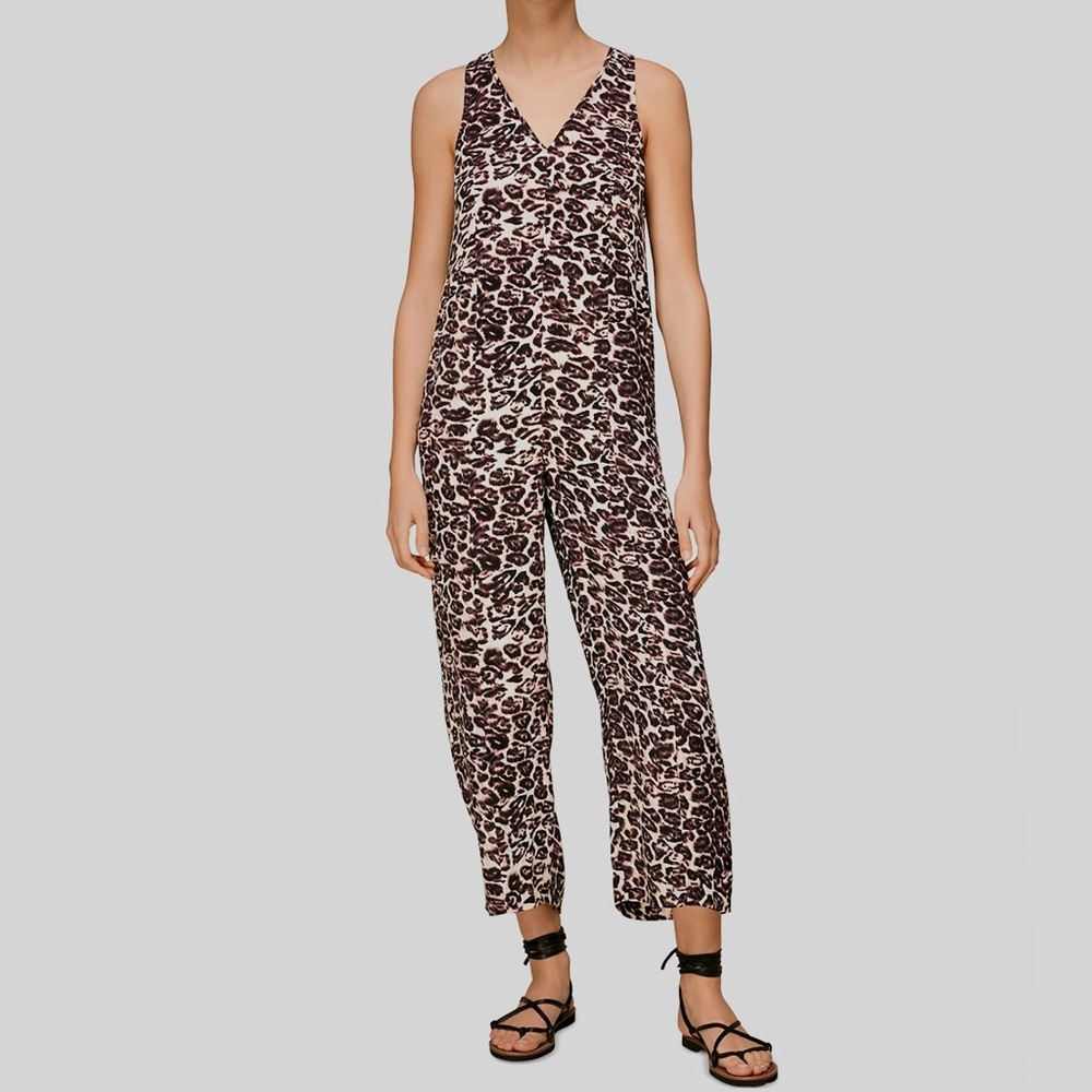 NWT Whistles Clouded Leopard Jumpsuit